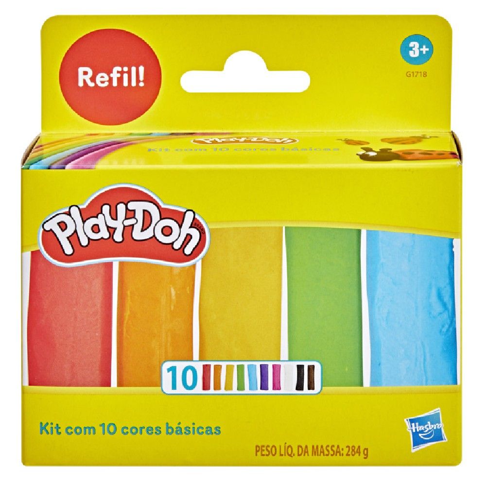 PlayDoh Massa de Modelar Kit com 10 Cores - Hasbro - Imagem 3