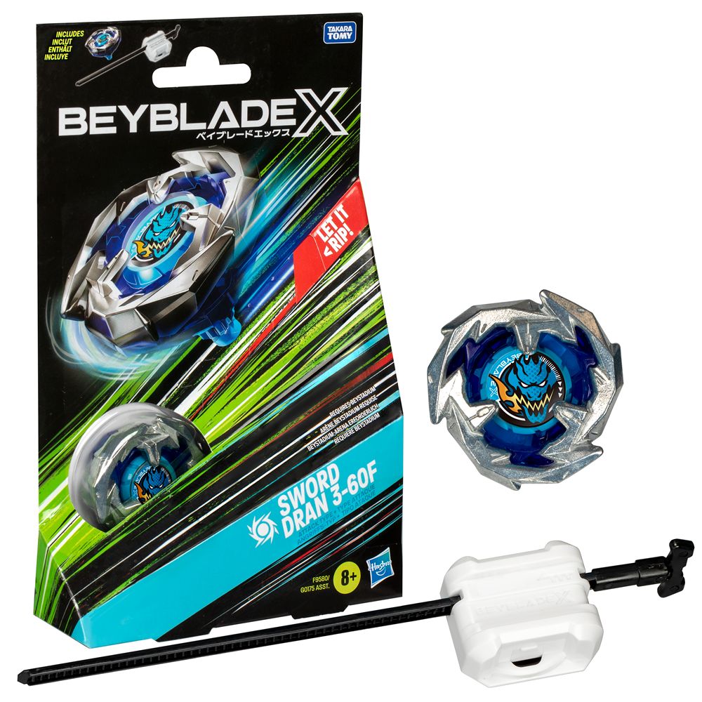Pião Beyblade X Sword Dran com Lançador - Hasbro