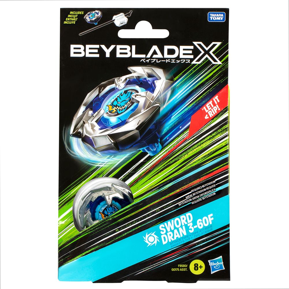 Pião Beyblade X Sword Dran com Lançador - Hasbro - Imagem 4