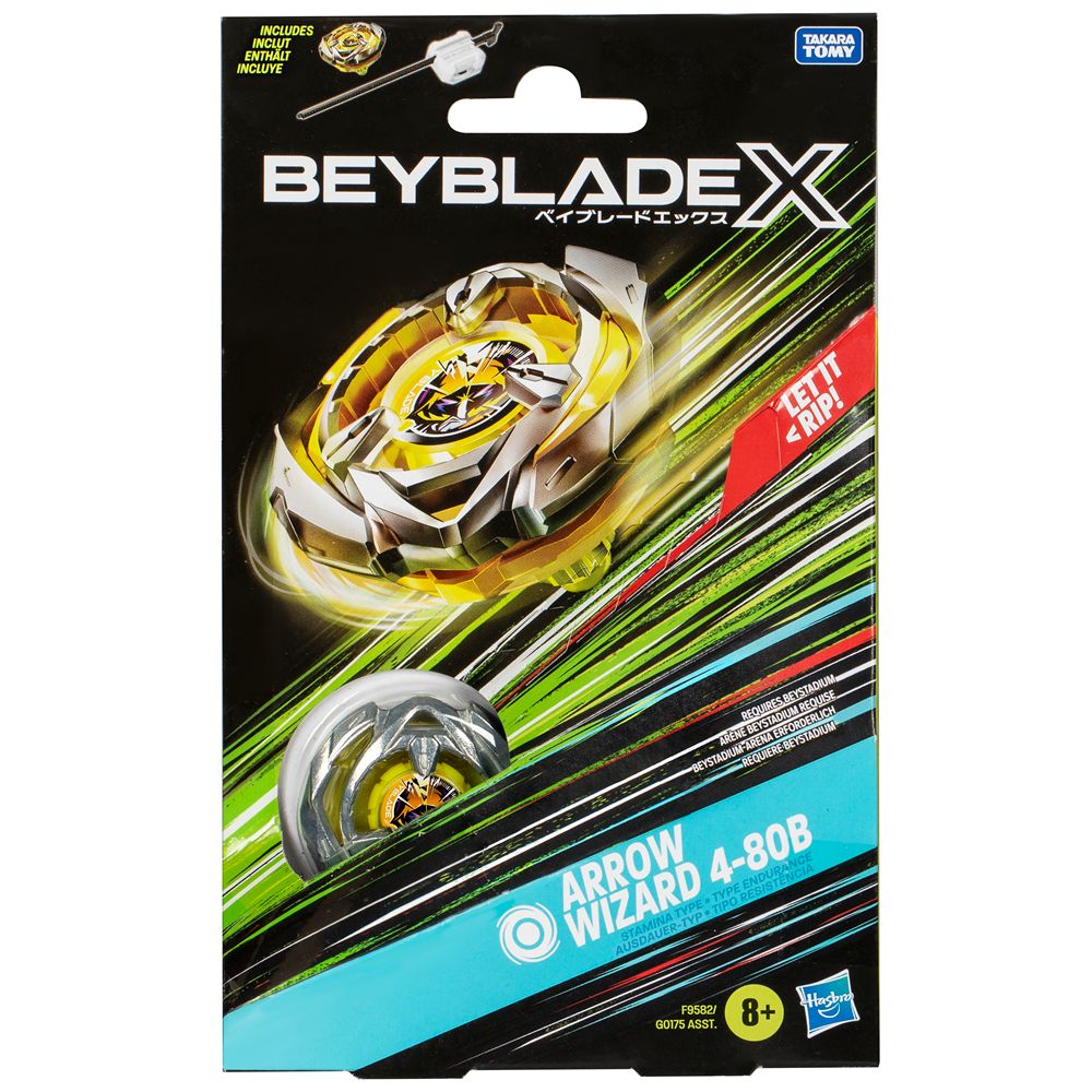 Pião Beyblade X Arrow Wizard com Lançador - Hasbro - Imagem 4