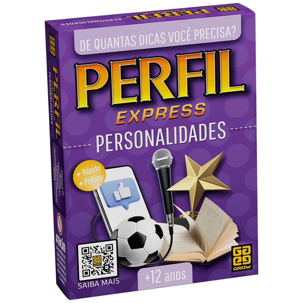 Jogo Perfil Express Personalidades - Grow
