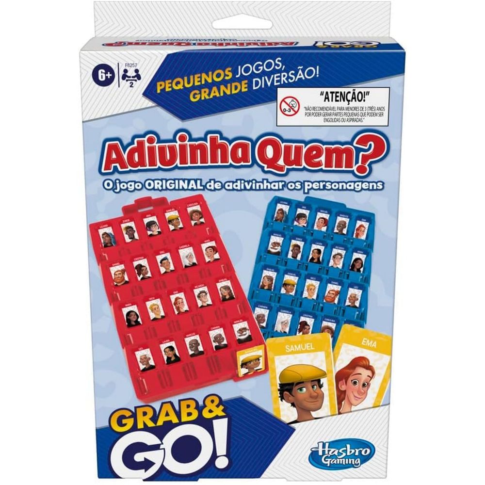 Jogo Adivinha Quem Grab and Go - Hasbro