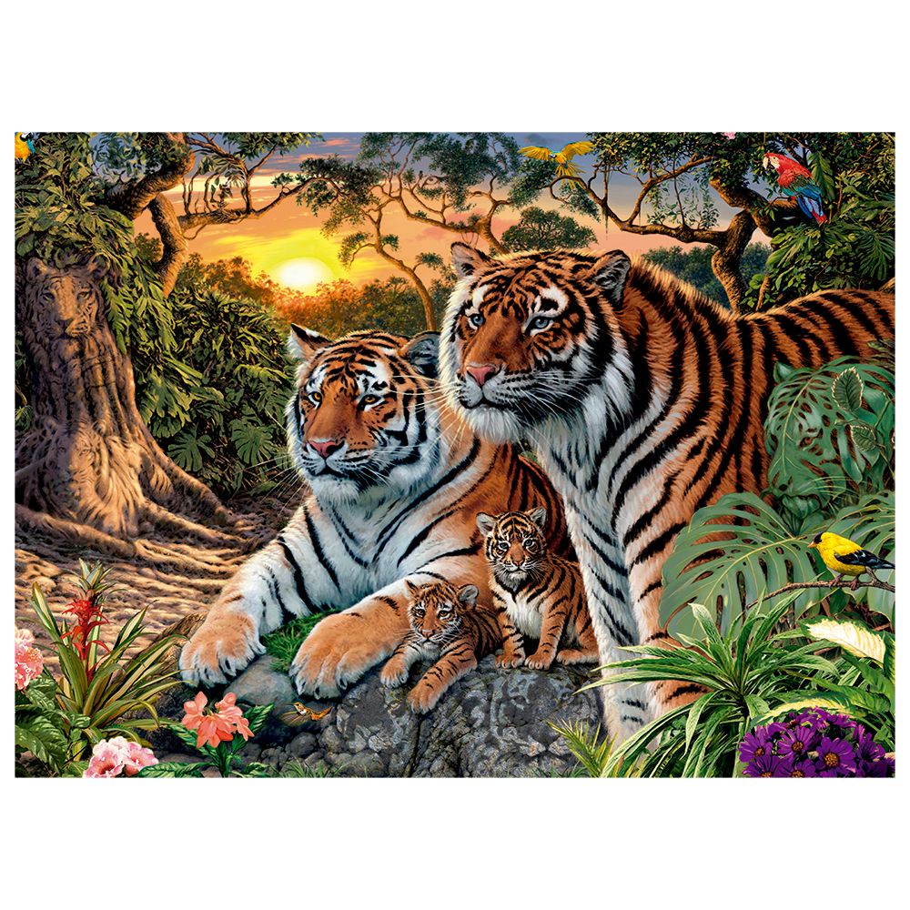 Puzzle 500 Peças Mini Tigres - Grow - Imagem 2