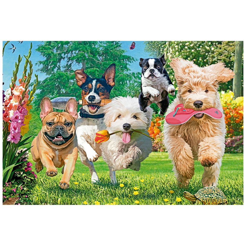 Puzzle 1000 Peças Mini Corrida Canina - Grow - Imagem 2