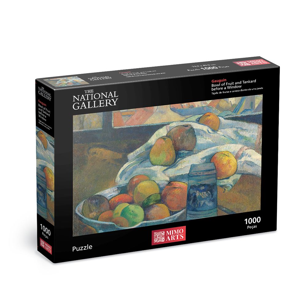 Puzzle 1000 Peças Gauguim Tigela de Frutas e Caneca - Mimo