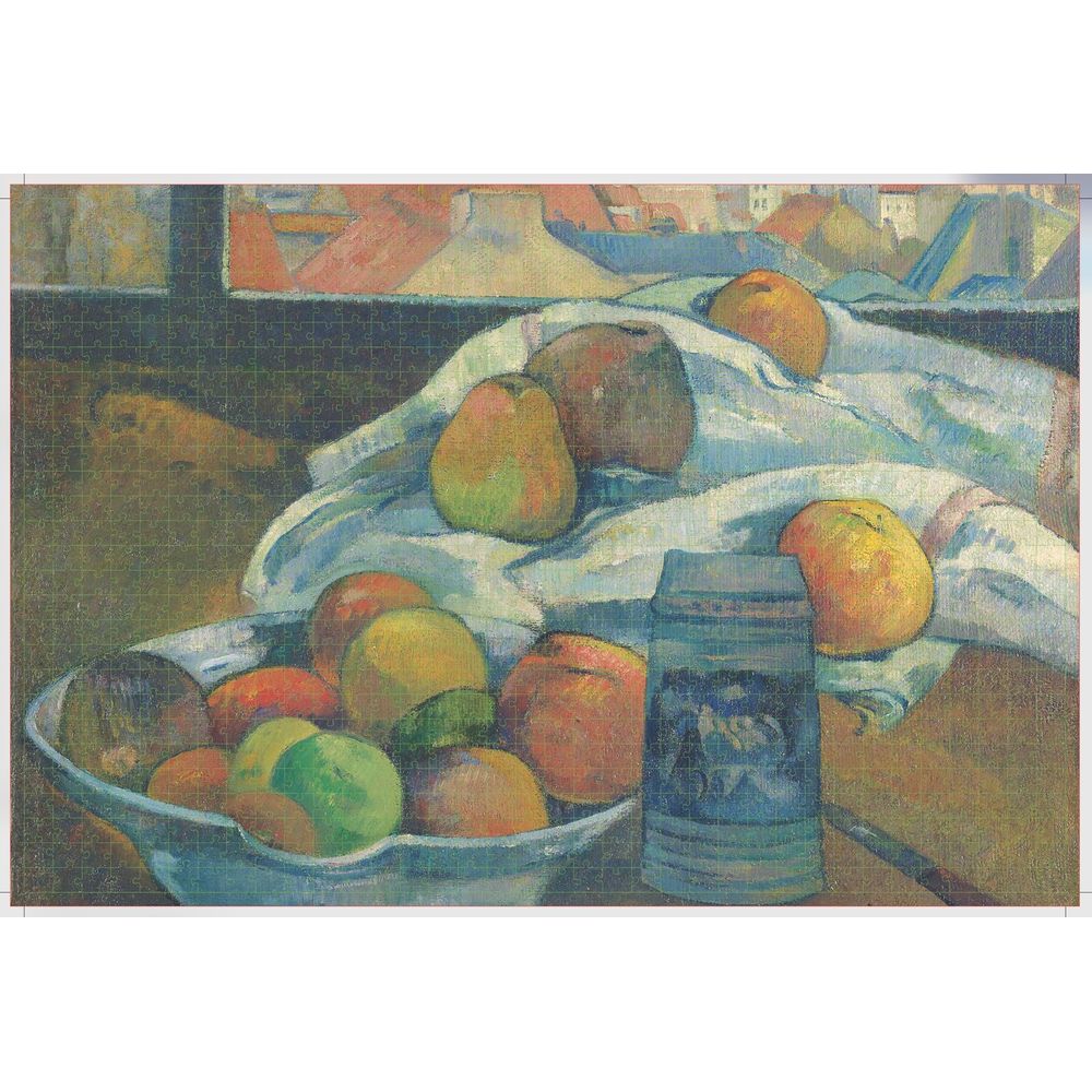 Puzzle 1000 Peças Gauguim Tigela de Frutas e Caneca - Mimo - Imagem 3