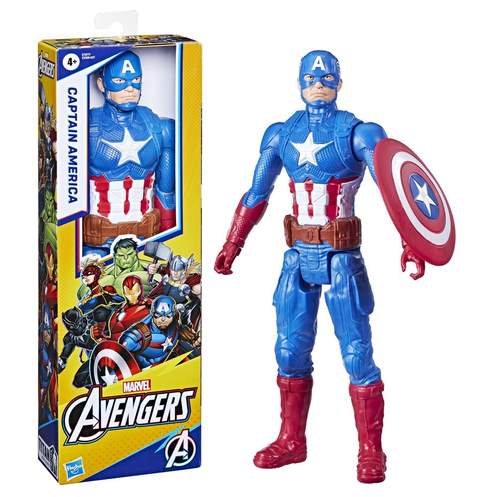Figura Avengers Titan Hero Capitão America 30cm - Hasbro