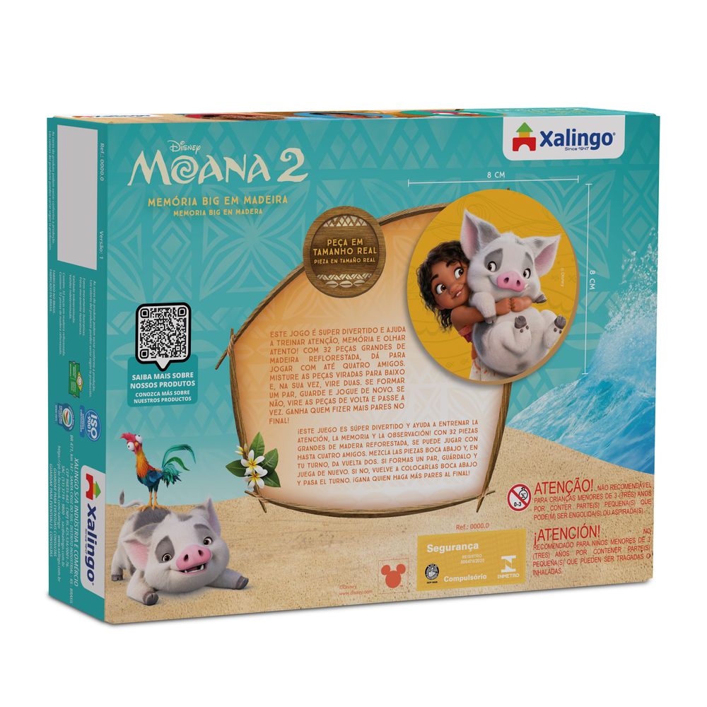 Jogo da Memória Moana 2 - Xalingo - Imagem 3