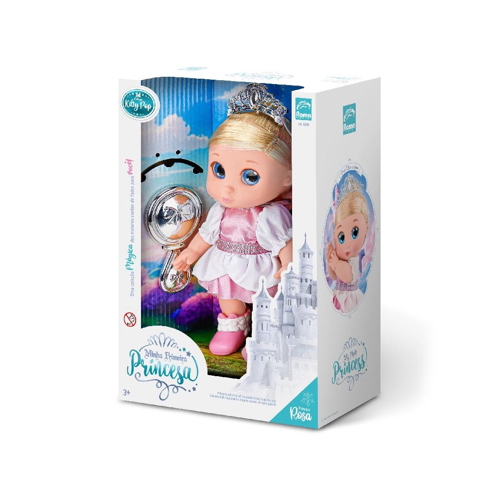 Boneca Kilty Pop Minha Princesa Rosa - Roma - Imagem 3