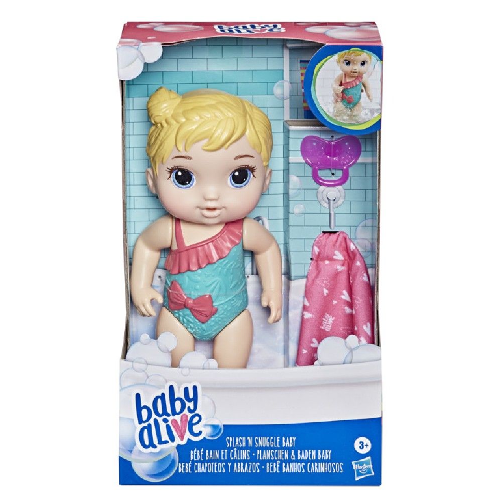 Baby Alive Bebê Banhos Carinhosos Loira - Hasbro - Imagem 3