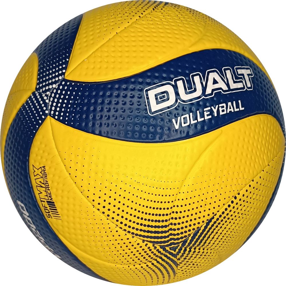 Bola de Vôlei Oficial Dualt Amarela/Azul - Dualt