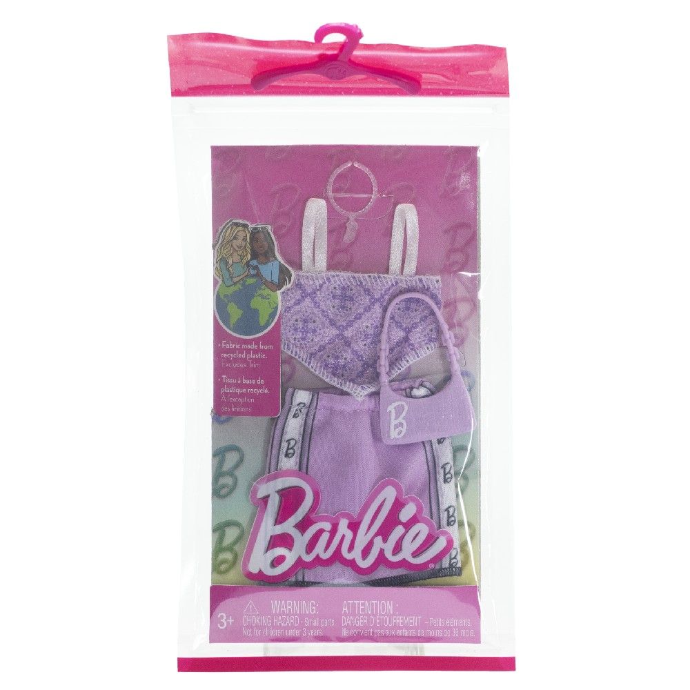 Barbie Acessórios para Boneca Saia e Top Lilás - Mattel - Imagem 2
