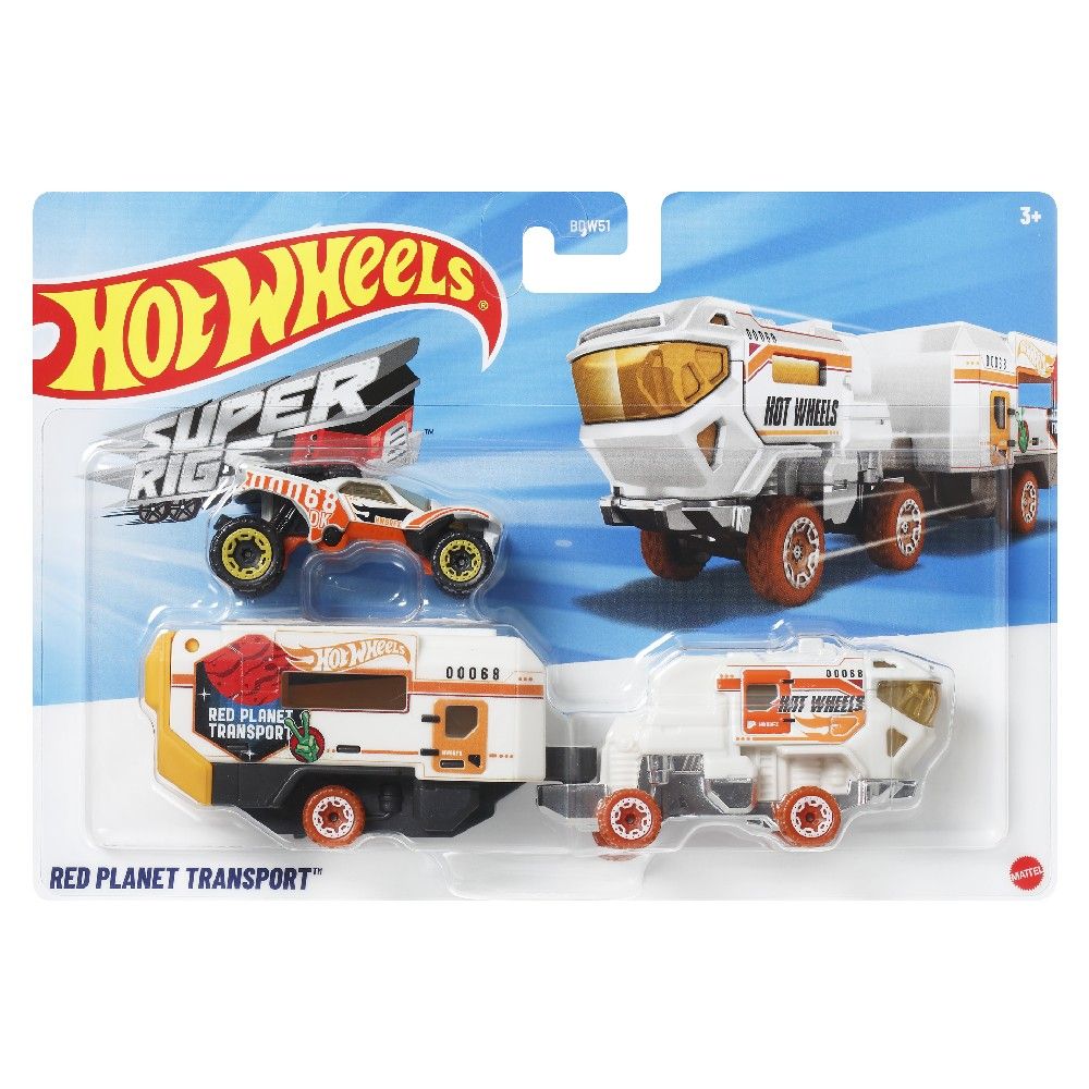 Hot Wheels Caminhão Red Planet Transport - Mattel