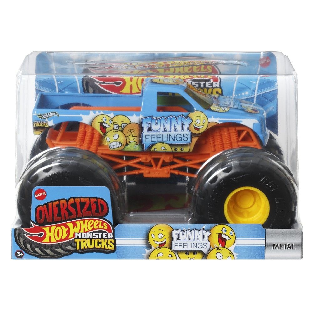 Hot Wheels Monster Trucks Funny Feelings - Mattel - Imagem 3