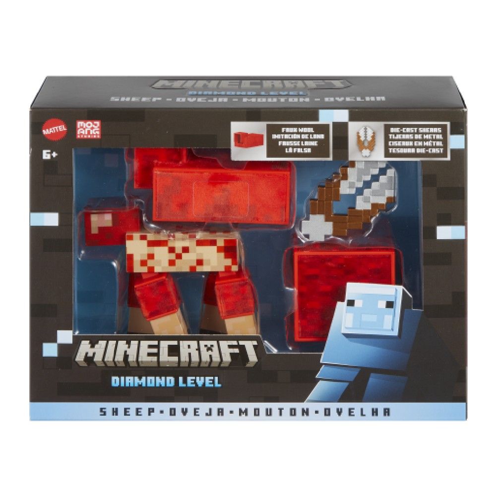 Minecraft Diamond Ovelha - Mattel - Imagem 4