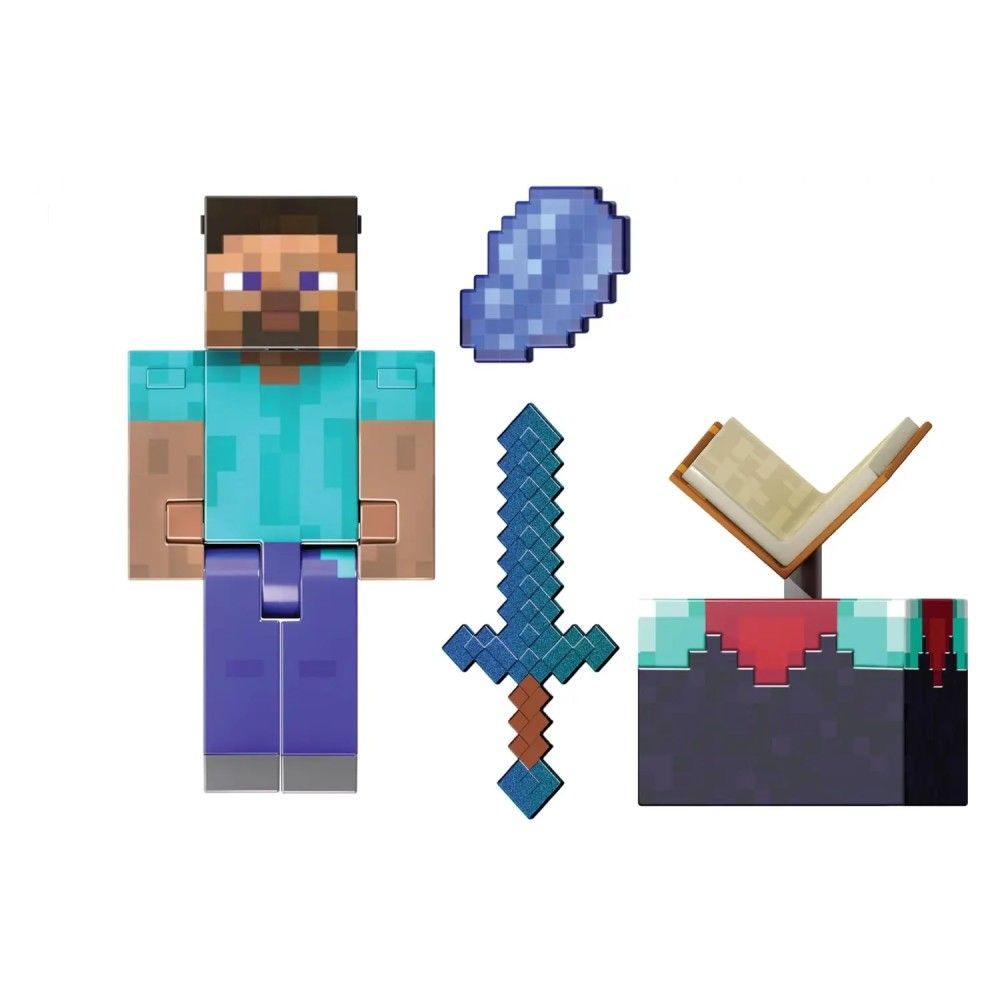 Minecraft Diamond Steve - Mattel - Imagem 2