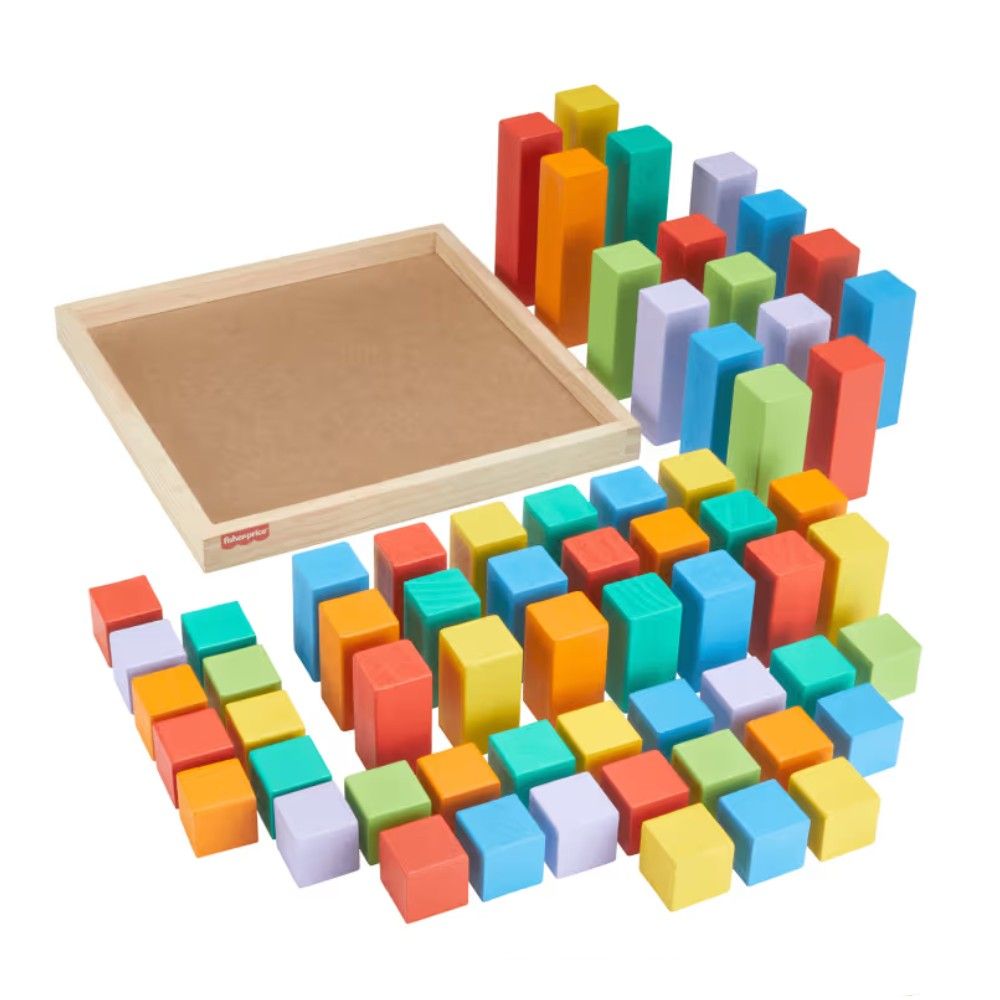 Fisher-Price Pirâmide de Blocos de Madeira - Mattel - Imagem 2