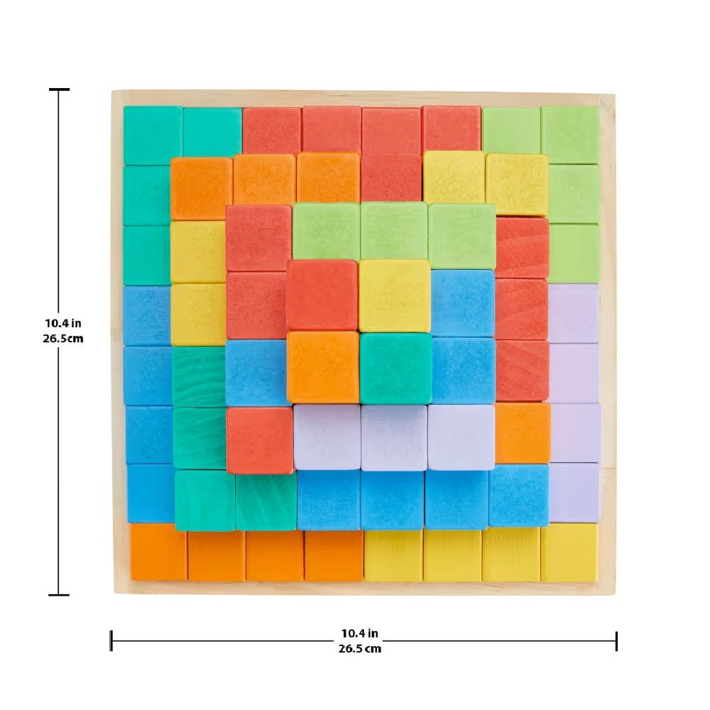 Fisher-Price Pirâmide de Blocos de Madeira - Mattel - Imagem 3