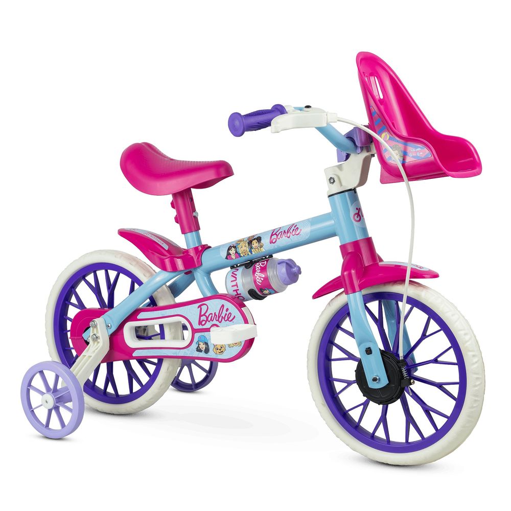 Bicicleta Aro 12 Barbie - Nathor