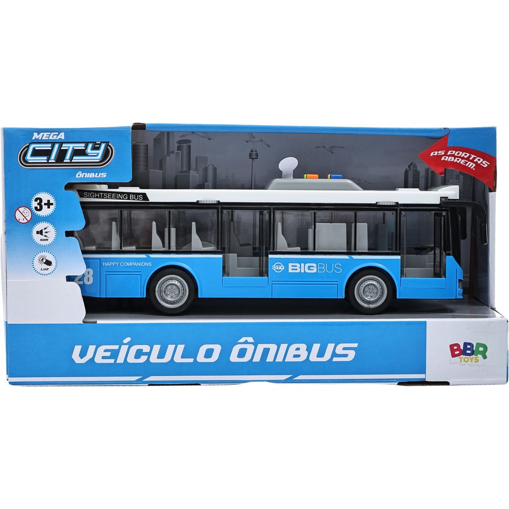 Ônibus com Som Mega City - BBR Toys - Imagem 6