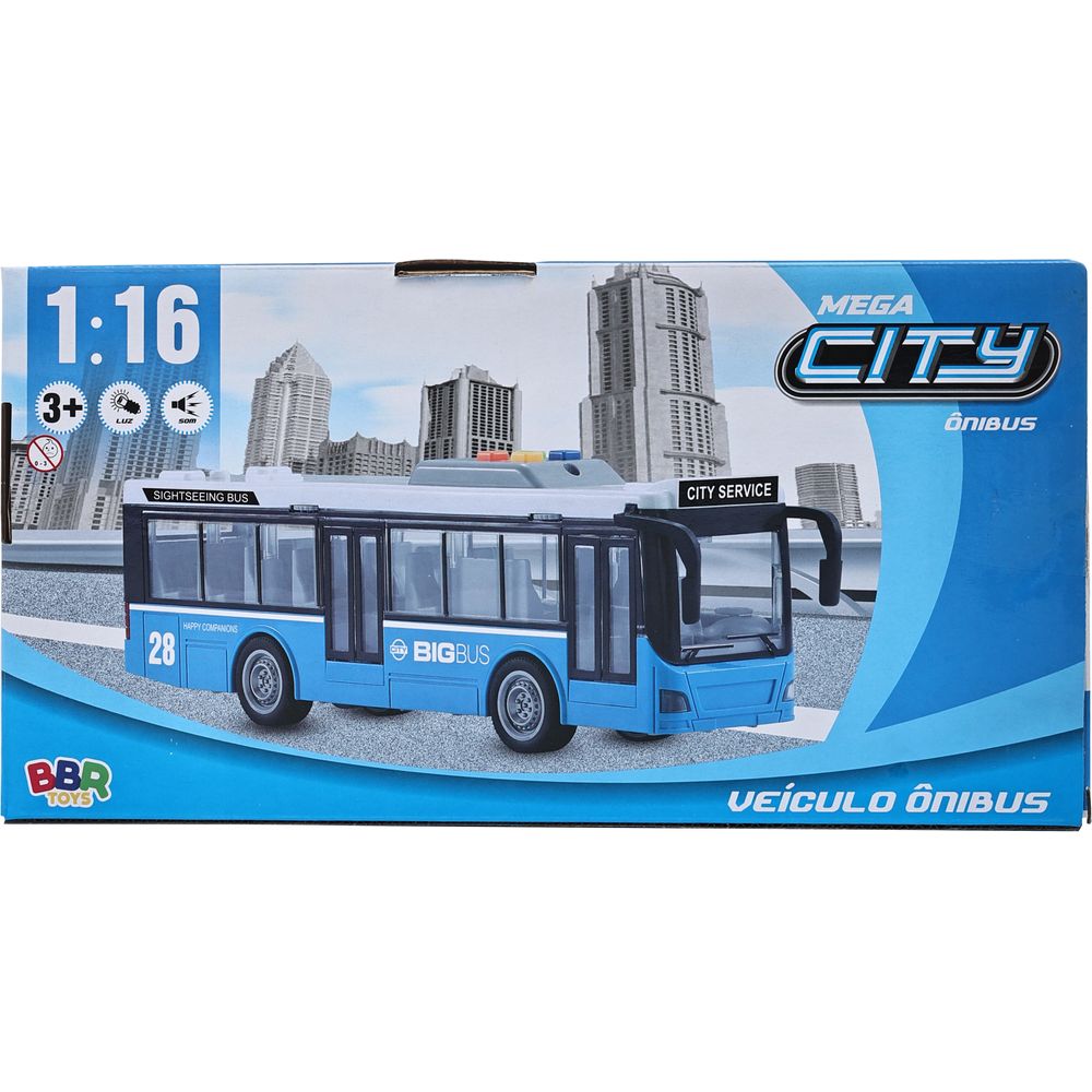 Ônibus com Som Mega City - BBR Toys - Imagem 7