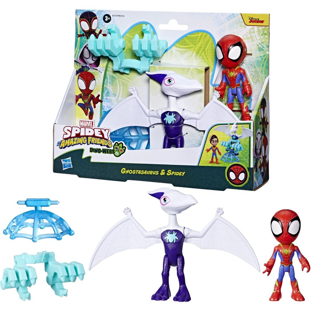 Spidey Amazing Friends Dino Ghostasaurus e Spidey - Hasbro