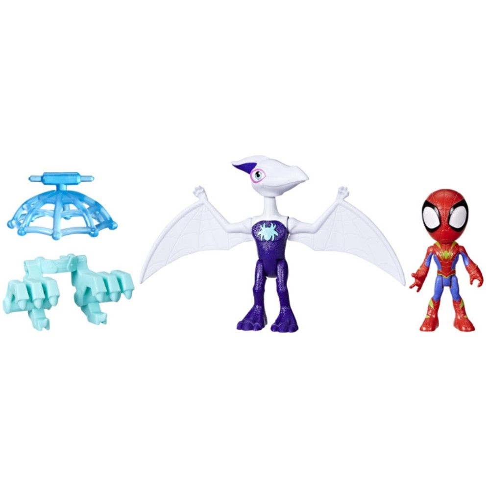 Spidey Amazing Friends Dino Ghostasaurus e Spidey - Hasbro - Imagem 3