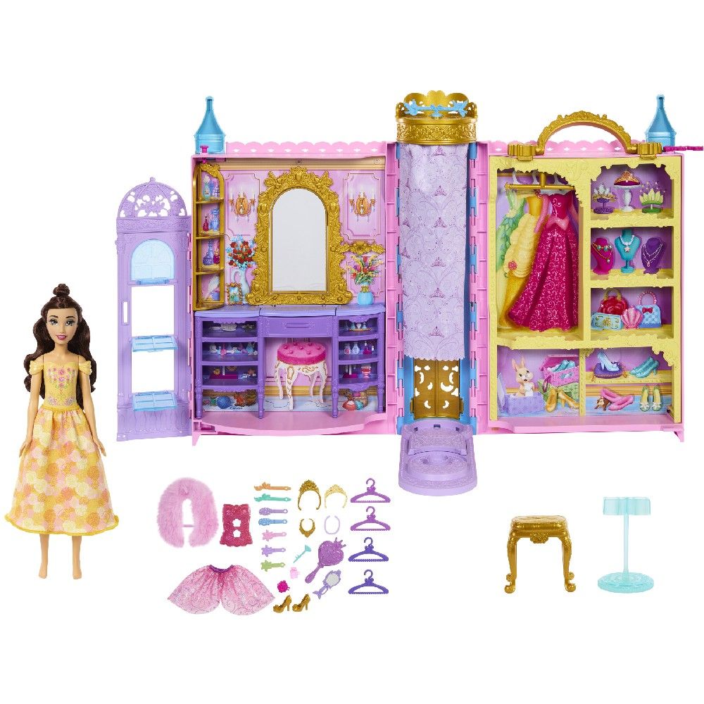 Disney Princesa Armário Mágico com Boneca Bela - Mattel - Imagem 2