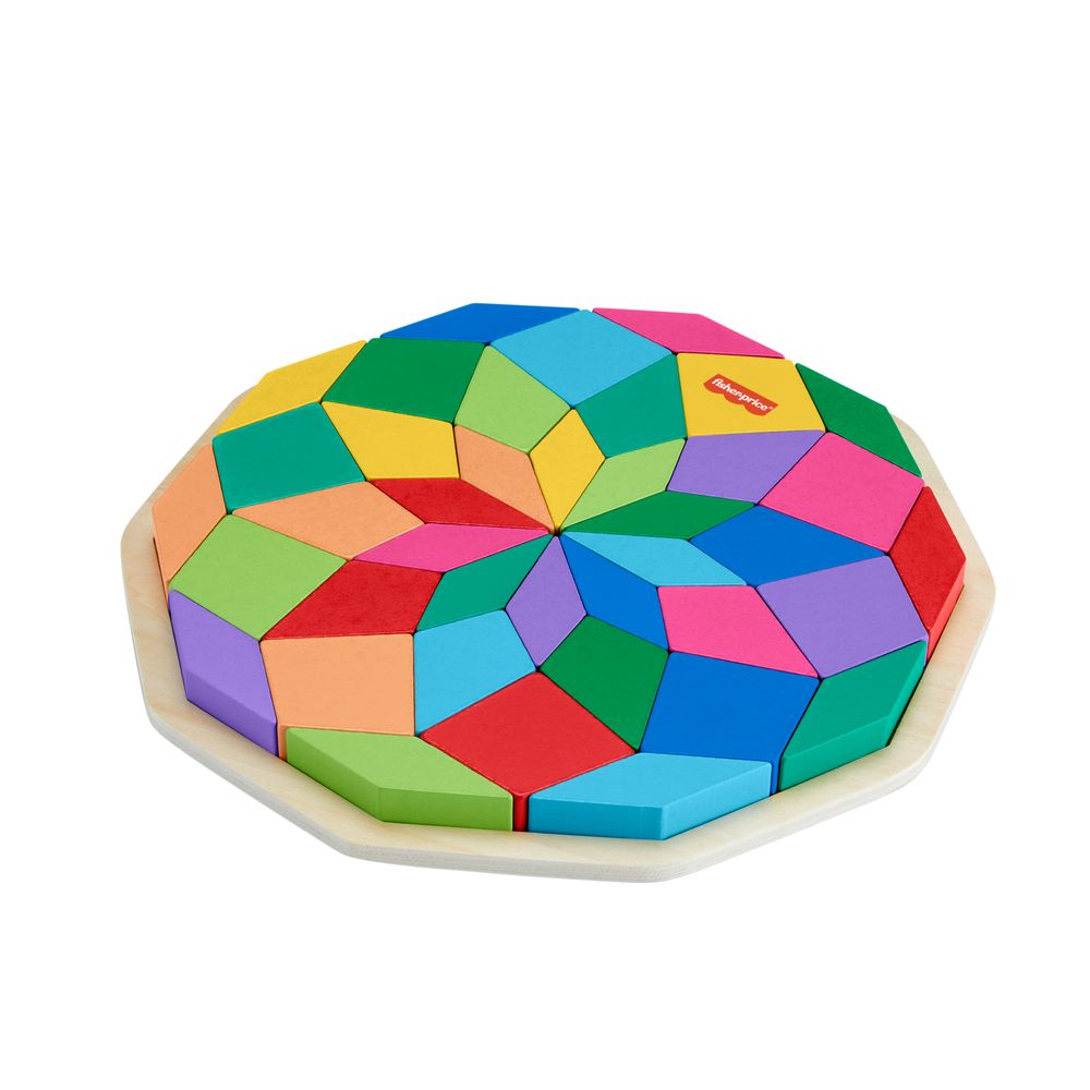 Fisher-Price Quebra-Cabeça Geométrico Mandala - Mattel
