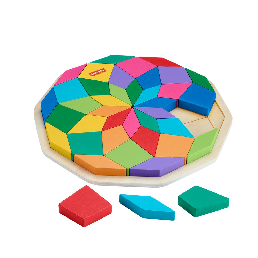 Fisher-Price Quebra-Cabeça Geométrico Mandala - Mattel - Imagem 3