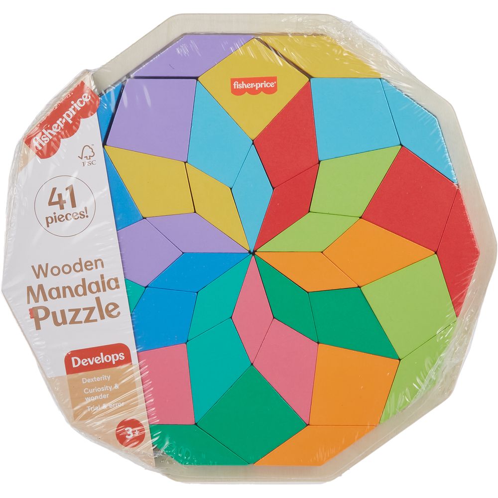 Fisher-Price Quebra-Cabeça Geométrico Mandala - Mattel - Imagem 4