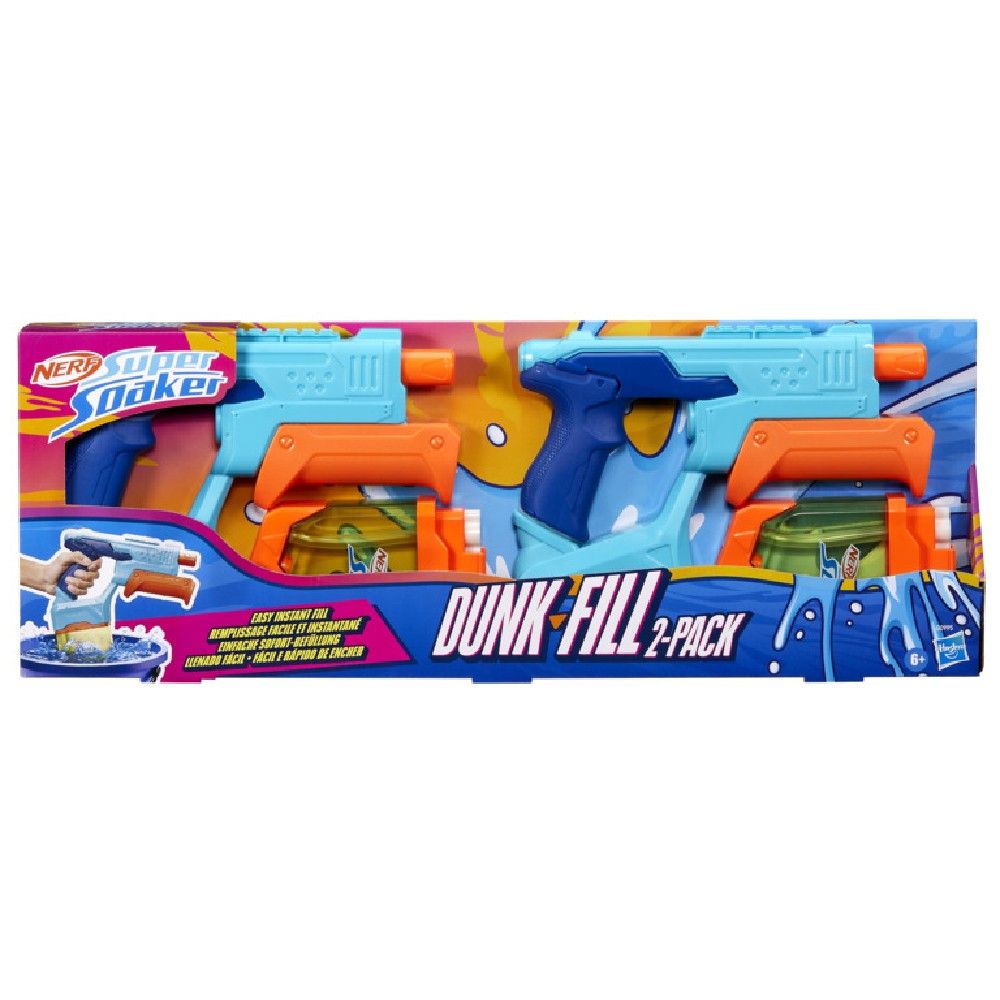 Lança Água Nerf Soa Dunk Fill 2 Pack - Hasbro - Imagem 2