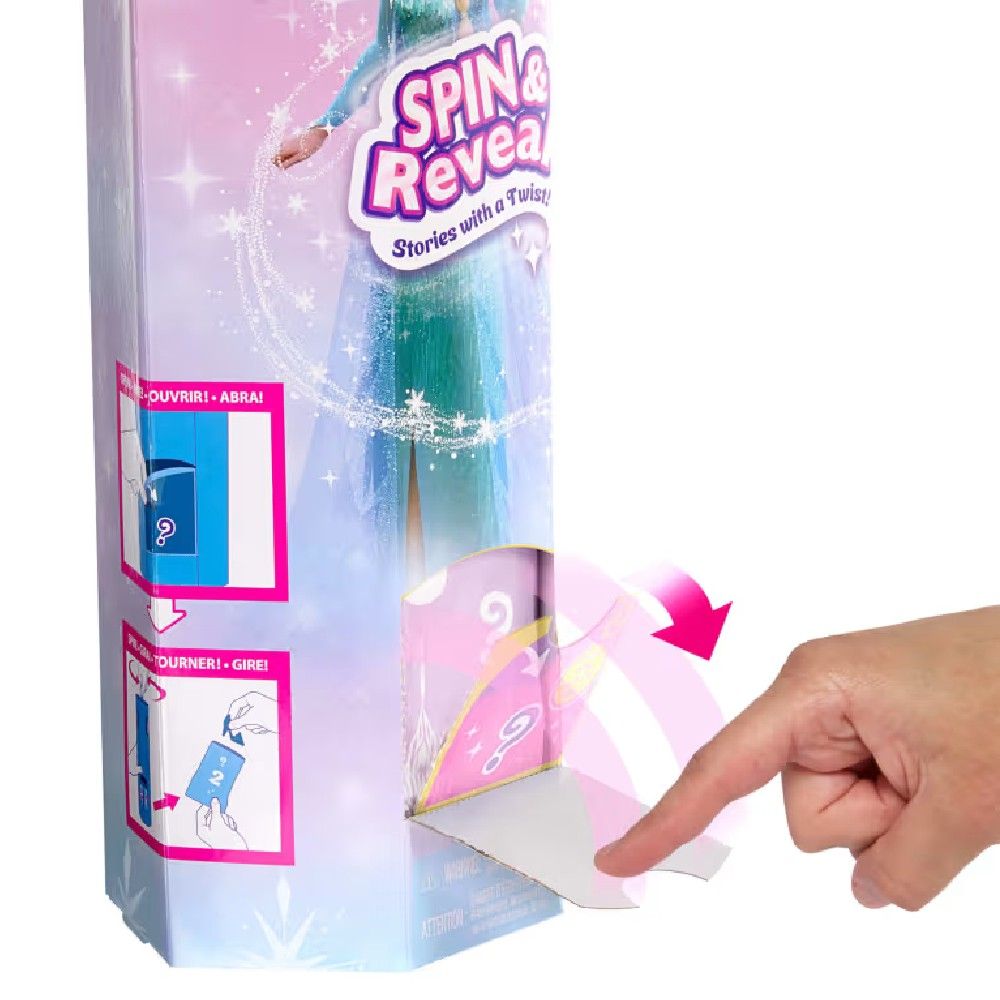 Disney Frozen Spin and Reveal Elsa - Mattel - Imagem 4