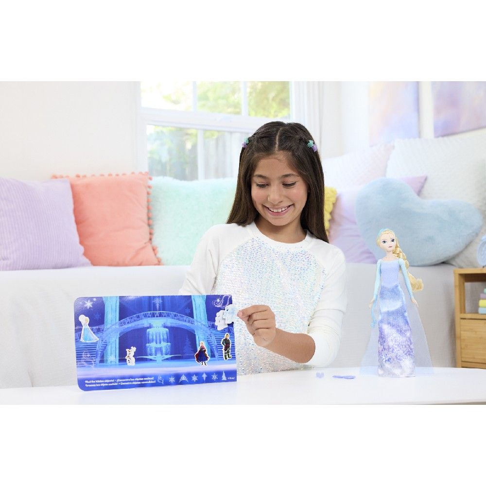 Disney Frozen Spin and Reveal Elsa - Mattel - Imagem 6