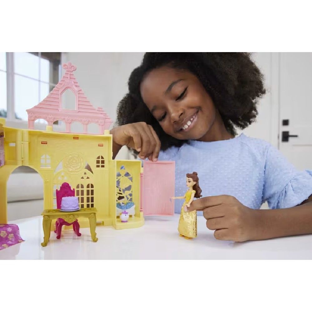 Disney Princesas Mini Castelo da Bela - Mattel - Imagem 5