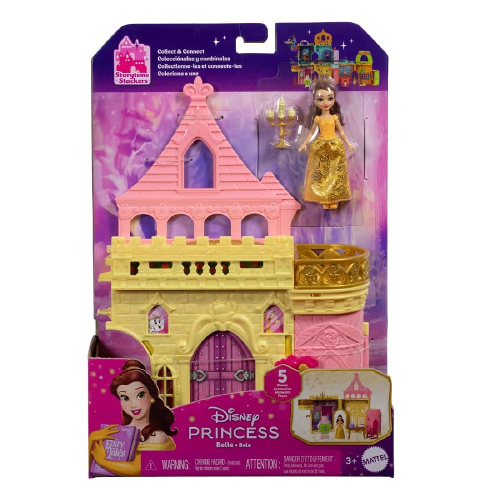 Disney Princesas Mini Castelo da Bela - Mattel - Imagem 6