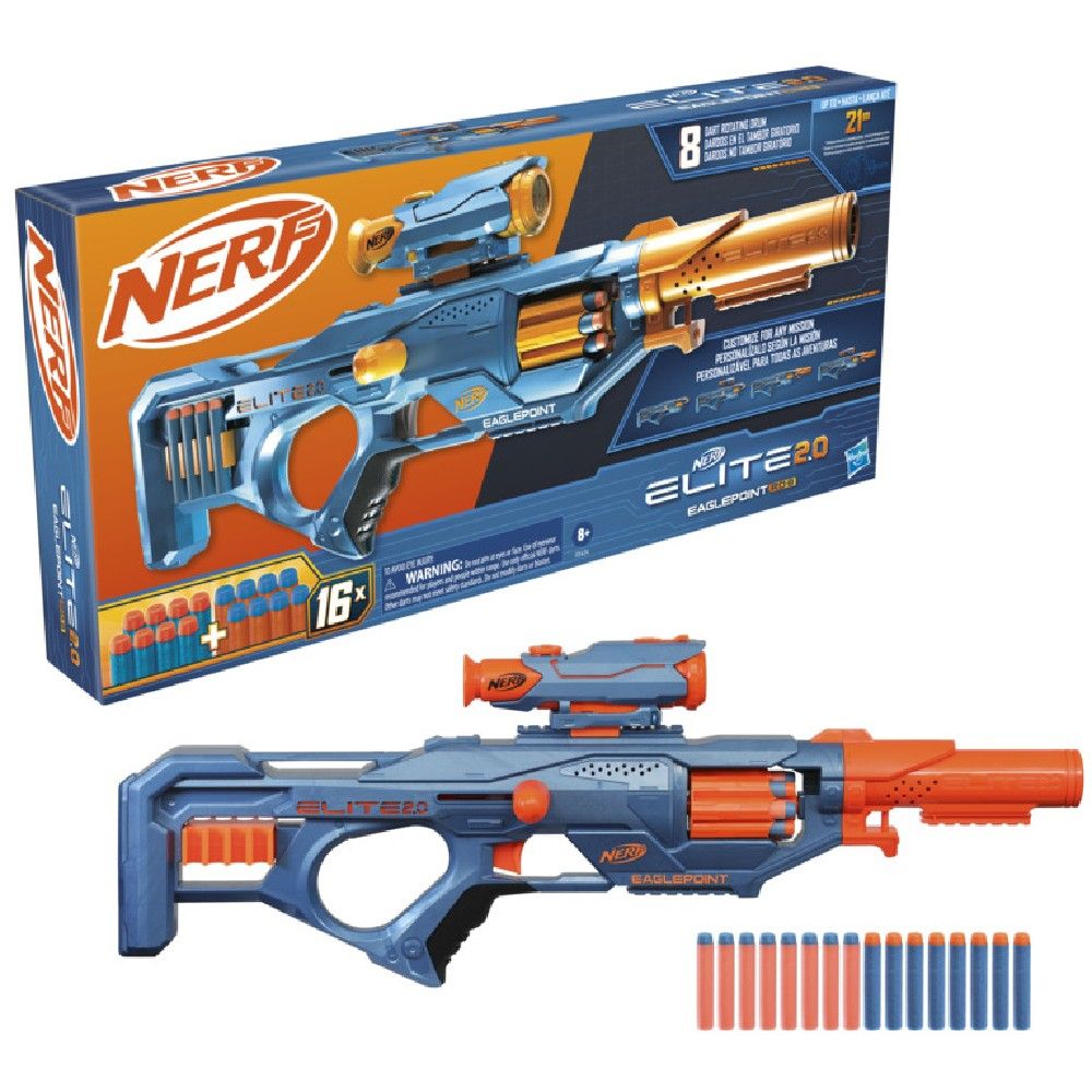 Lança Dardos Nerf Elite 2.0 Eaglepoint - Hasbro