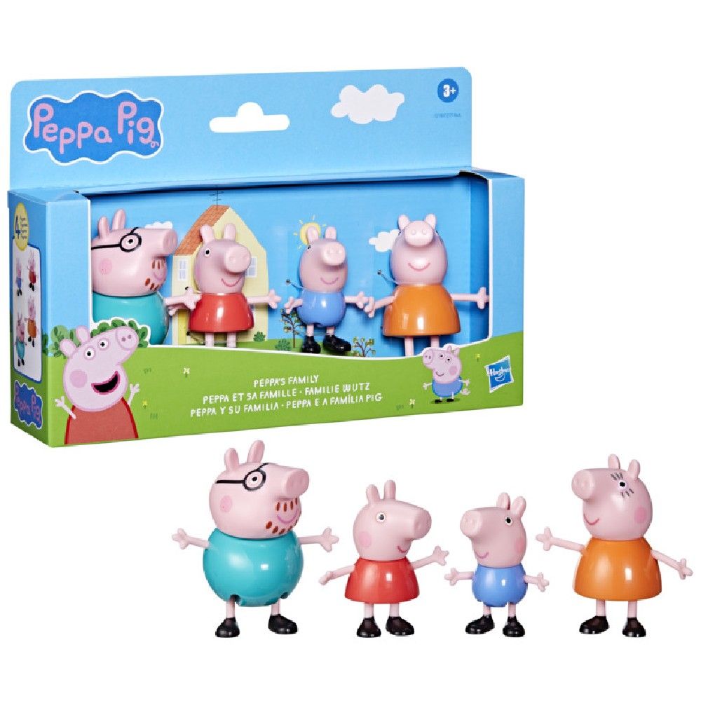 Figura Peppa Pig com Família - Hasbro