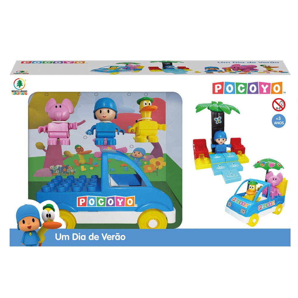Pocoyo Um Dia de Verão Blocos e Personagens - Monte Líbano - Imagem 2