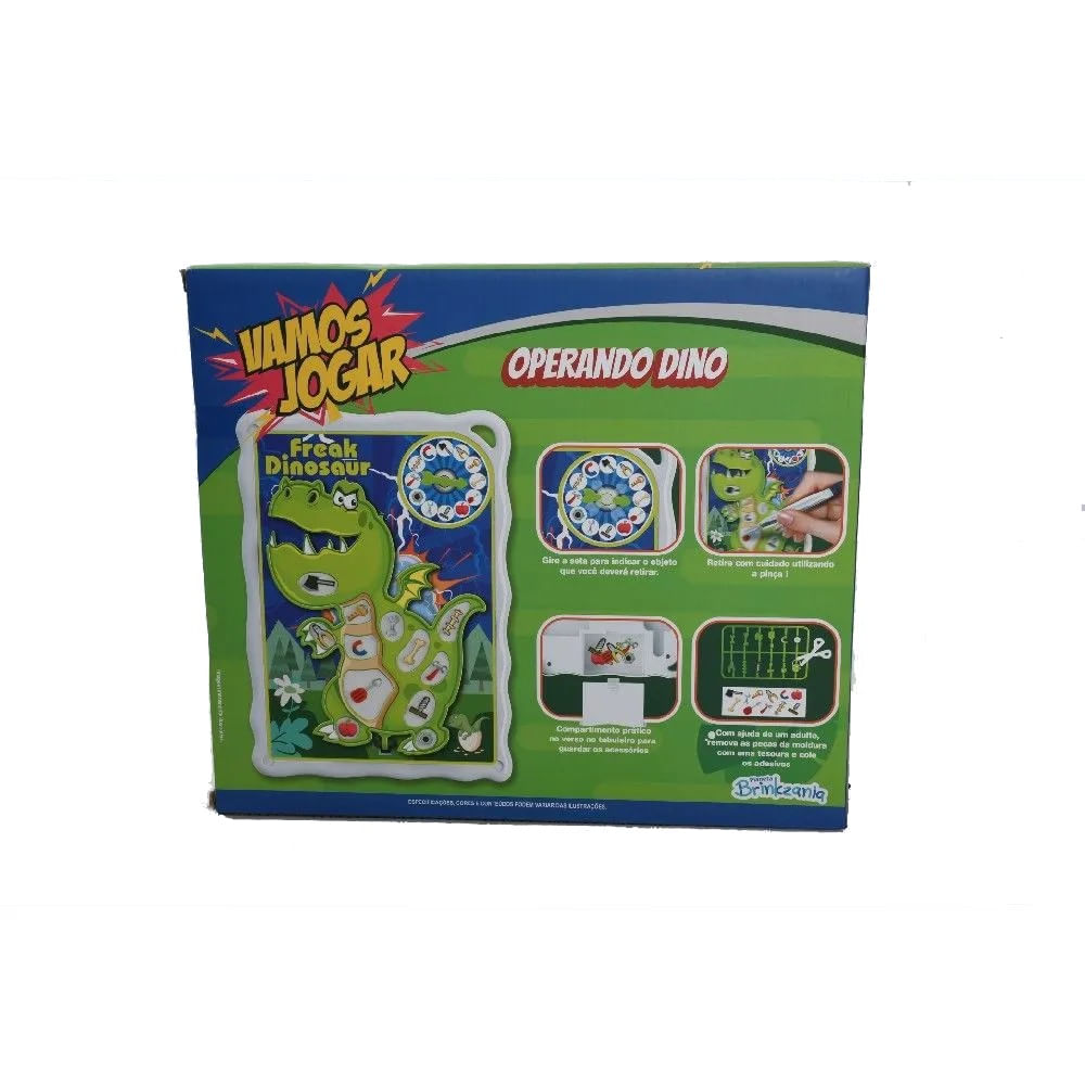 Jogo Pega Peças Operando Dino - Brinkzania - Imagem 3