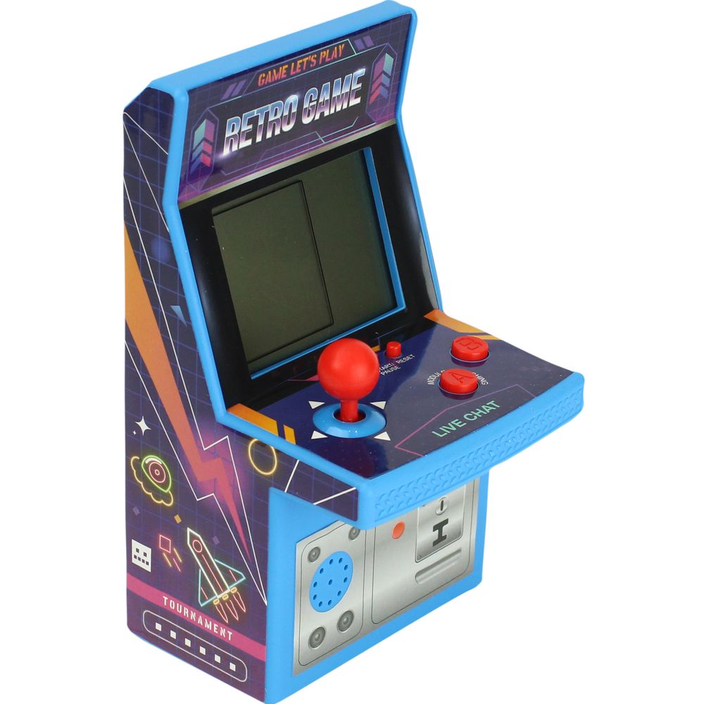 Jogo Mini Fliperama Retro Portátil Azul - BBR Toys - Imagem 2