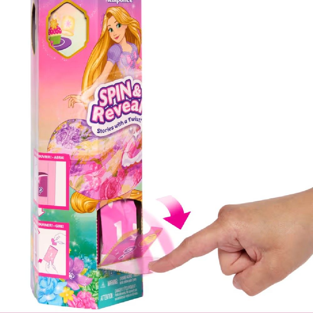 Disney Princesa Rapunzel Spin and Reveal Flores - Mattel - Imagem 4