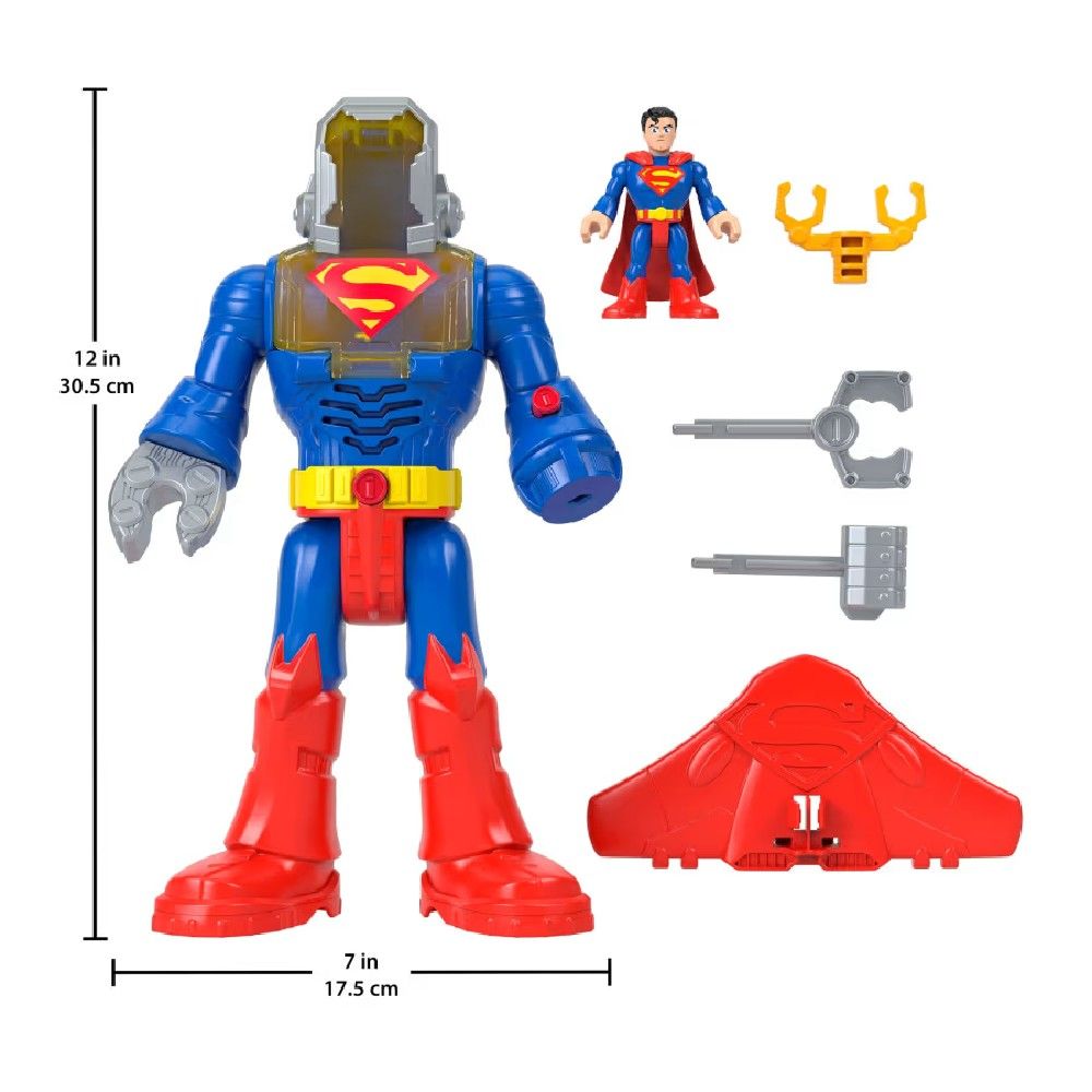 Imaginext Figura de Ação Superman Insider - Mattel - Imagem 2