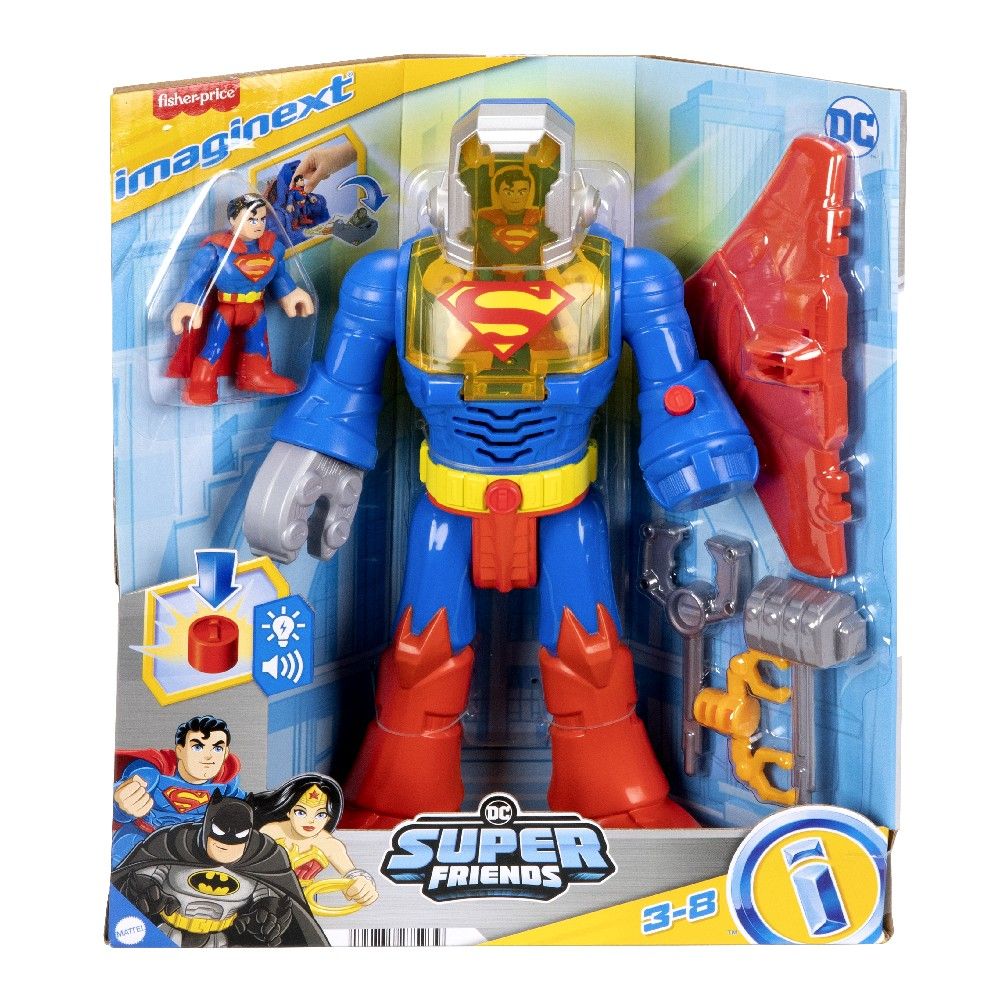 Imaginext Figura de Ação Superman Insider - Mattel - Imagem 3