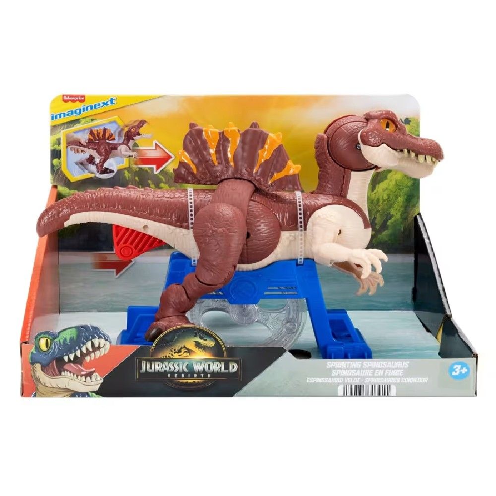 Imaginext Dinossauro Rebirth Spinosaurus Corredor - Mattel - Imagem 6