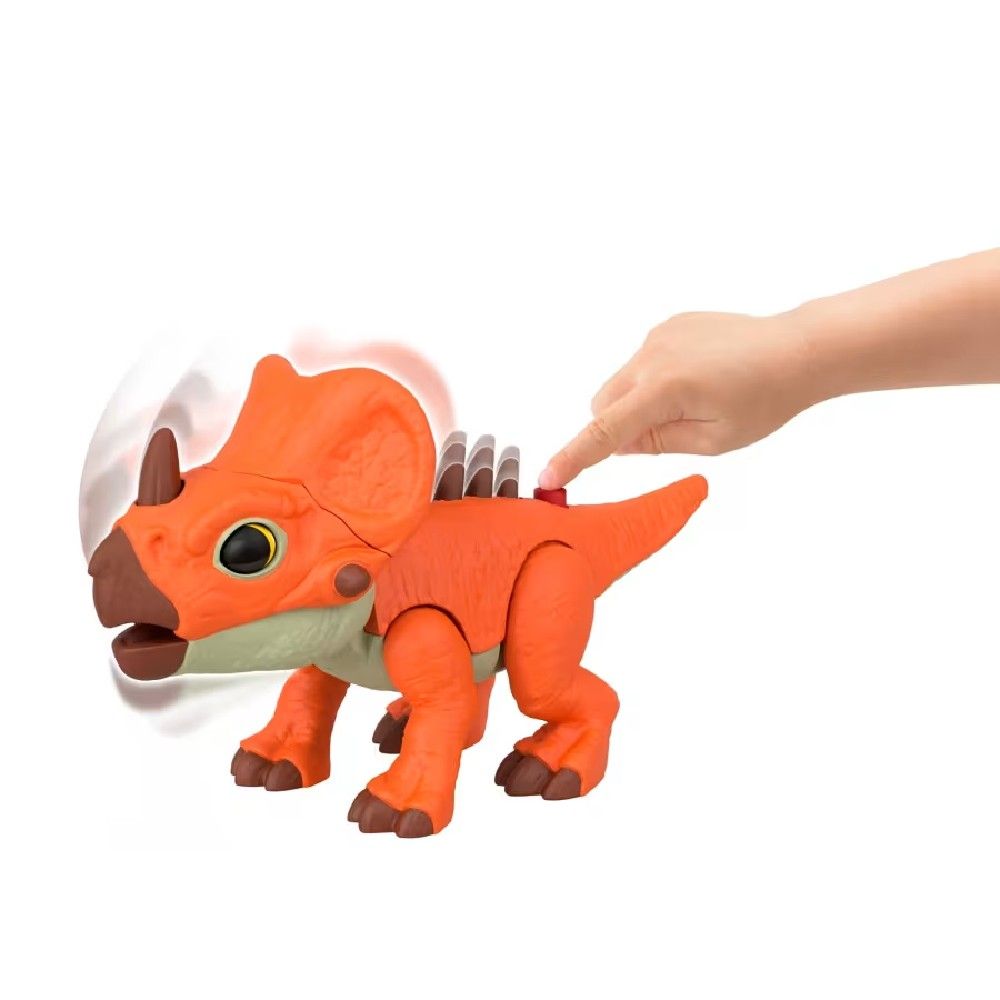 Imaginext Dinossauro Rebirth Aquilops - Mattel - Imagem 5