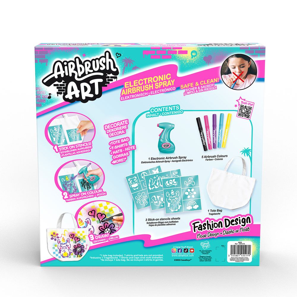Fun Kit Fashion Design Airbrush - Fun Divirta-se - Imagem 5