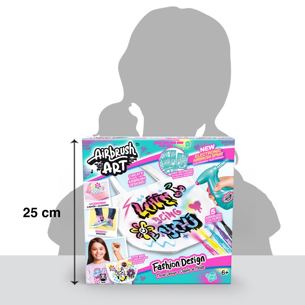 Fun Kit Fashion Design Airbrush - Fun Divirta-se - Imagem 12