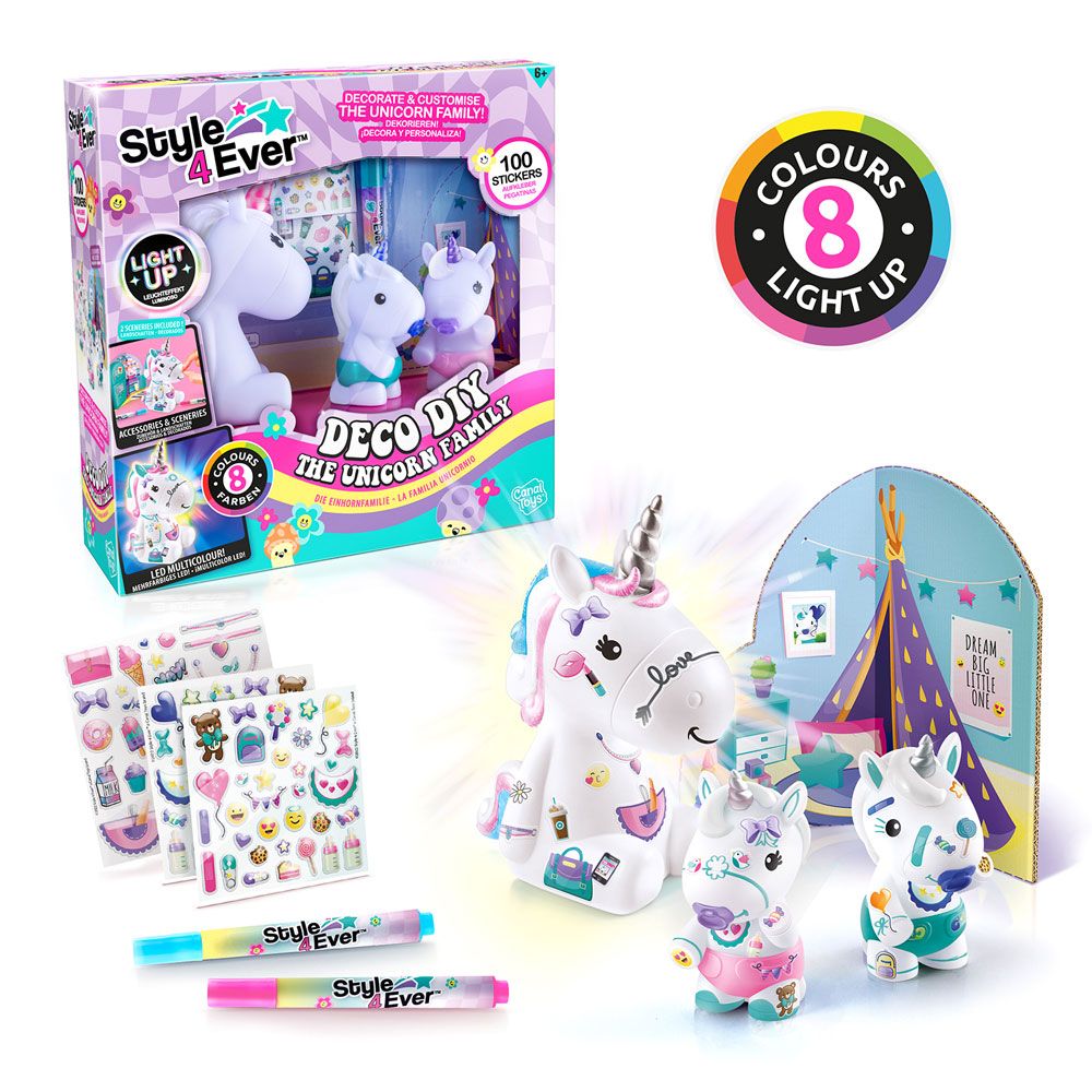 Decore Sua Luminária Família de Unicórnios - Fun Divirta-se - Imagem 7