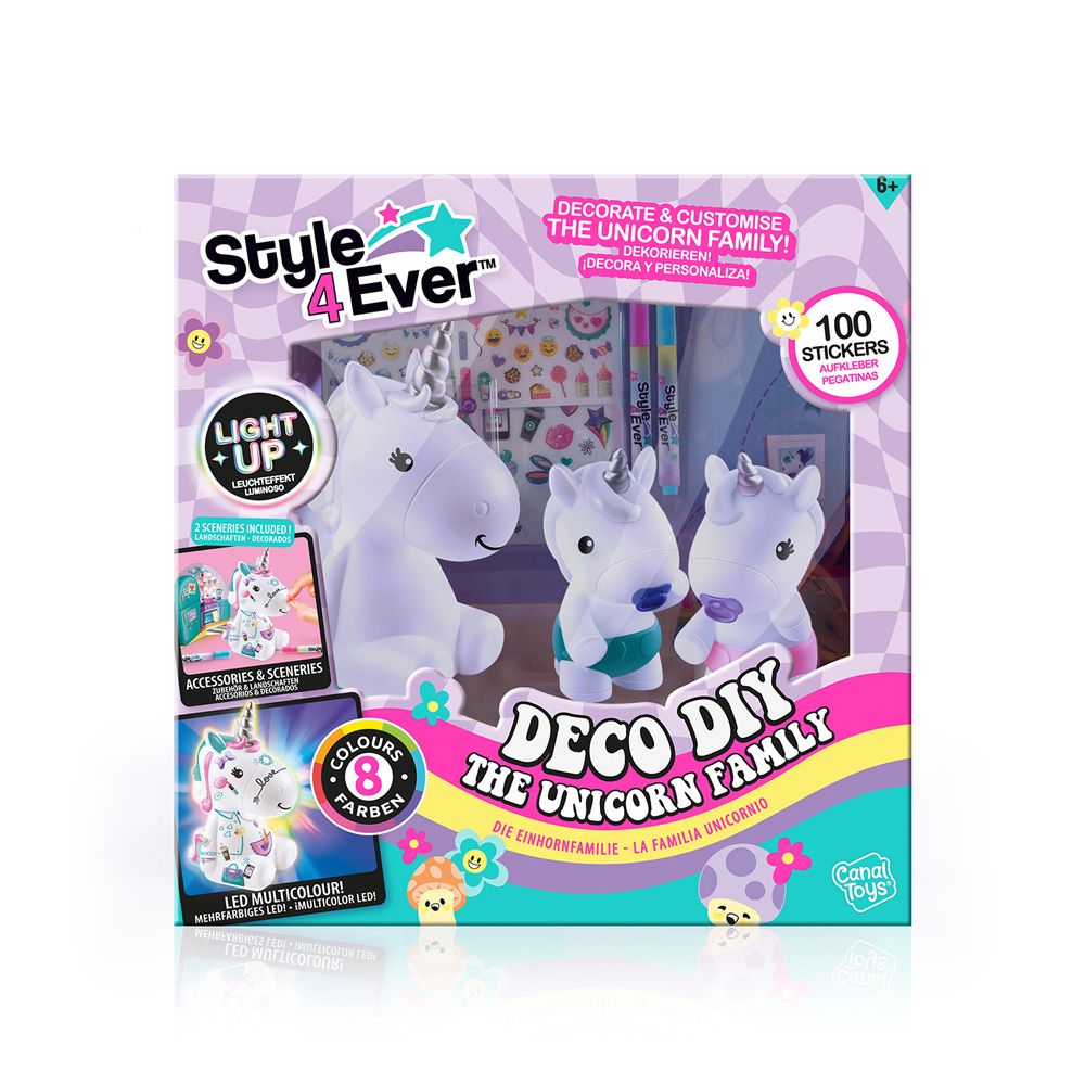 Decore Sua Luminária Família de Unicórnios - Fun Divirta-se - Imagem 8